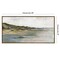 Americanflat Canvas Wall Art Featuring a Sandy Shore, Green Hills and Blue Ocean - Coastal Wall Art